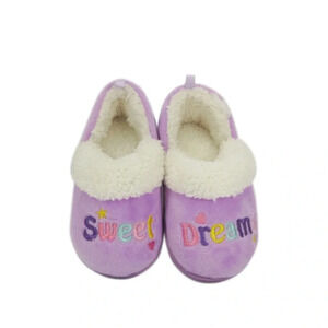 Wonder Nation Sweet Dreams Toddler Slippers Purple size 6T